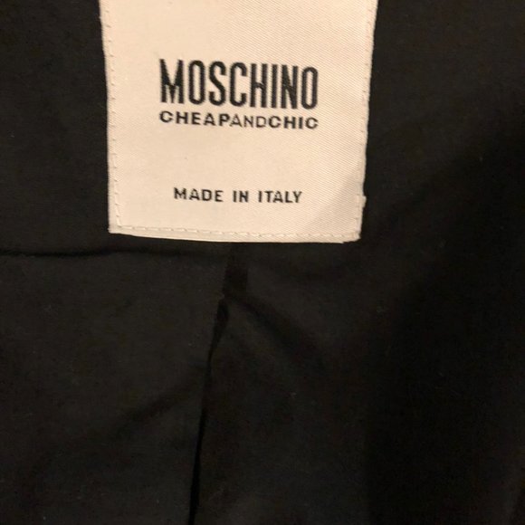 Moschino Cheap & Chic Black Beaded Silk Jacket - Picture 5 of 8